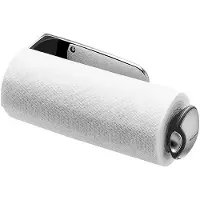 Simplehuman KT1024, Veggmontert tørkepapirholder, Rustfritt stål, Rustfritt stål, 333 mm, 76 mm, 125 mm