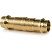 Viega Sanpress skydemuffe 42 mm af rødgods med SC-Contur