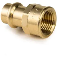 Viega Sanpress transition 28 x 3/4" socket/socket gunmetal