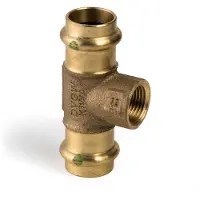 Viega Sanpress T-piece 35 x 1/2" x 35 mm gunmetal