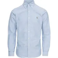 Ralph Lauren for man. 710549084007 Slim Fit Oxford Shirt blue (S), Casual, Cotton, Long sleeve