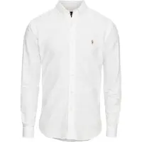 Ralph Lauren for man. 710549084006 Slim Fit Oxford Shirt white (XXL), Casual, Cotton, Long sleeve