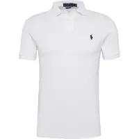 Ralph Lauren for man. 710548797001 Piqu Slim Fit white polo shirt (XL), Casual, Cotton, Short sleeve