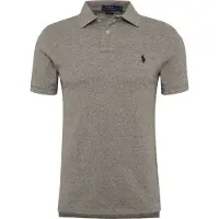 Ralph Lauren for man. 710548797011 Slim Fit Polo grey polo shirt (XXL), Casual, Cotton, Short sleeve