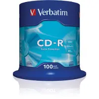 Verbatim Cd-r 700mb Ekstra Beskyttelse 52x Hastighet 100 Enheter