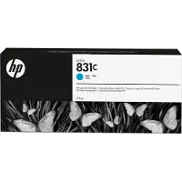 HP 831C Blekkpatron cyan latex, 775 ml
