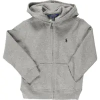 Ralph Lauren Cardigan m. Hette - Grå Melert - - 5 år (110) - Cardigan