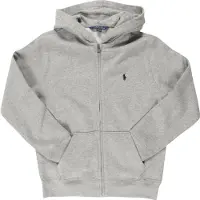 Ralph Lauren Cardigan - Svette - Grå Melert m. Logo - - 14-16 år (164-176) - Cardigan