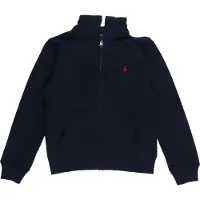 Ralph Lauren Cardigan - Svette - Navy m. Logo - - 10-12 år (140-152) - Cardigan