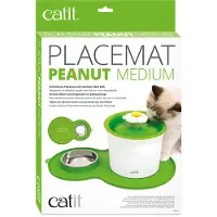 Catit Silikonmatte Orzeszek, grønn 46x29cm