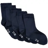 Minymo Sokker - 5-pack - Navy - - 35/38 - Sokker