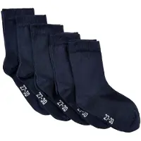 Minymo Sokker - 5-pack - Navy - - 19/22 - Sokker