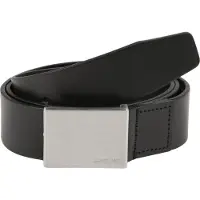 Calvin Klein Leather Plaque Belte