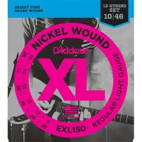 Daddario EXL150 Nickel Wound Regular Light 12-String 10-46