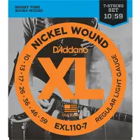 Daddario EXL110-7 7-String Electric Guitar String Set Regular Light