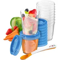 Philips AVENT Kopper m. Beholdere - Hvit/Blå - - OneSize - Kopp