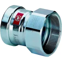 Viega PRESTABO XL OVERGANG d 76,1 x 2½ af galvaniseret stål SC-contur