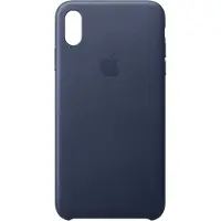 Apple MRWU2ZM/A skinndeksel til iPhone XS Max, Midnight Blue