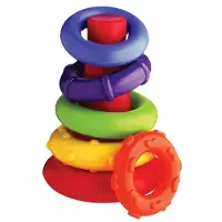 Playgro Stabelringer - Svart And Stabeltårn - - OneSize - Stableleker
