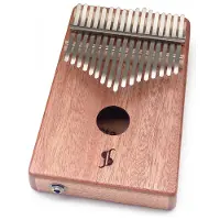 Stagg 17 Key Pro Series Pickup Kalimba Mahogany