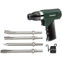 Metabo DMH 30 sett pneumatisk meiselhammer 1/4 (6,3 mm) 6,2 bar inkl. koffert (6.04115.50)