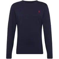 Ralph Lauren for man. 710671468024 Navy Custom Slim Fit jersey knit T-shirt (XL), Casual, Cotton, Long sleeve