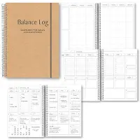 Adlibris Loggbok for mindre stress og indre balanse, Burde