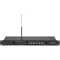 Omnitronic EP-220PR forforsterker med MP3-spiller og FM-radio (10007074)