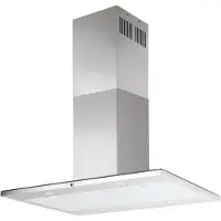 Silverline Nordic Dark Ada SL 4250-90RF - Panser - Island - bredde: 90 cm - dybde: 60 cm - ekstraksjon og resirkulasjon (-) - stål