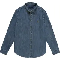 Ralph Lauren Skjorte - Denim - Blå - - 10-12 år (140-152) - Skjorte