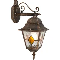 QAZQA Vintage vegglykt i bronse - Antigua Down