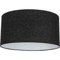 QAZQA Stofflampeskjerm svart 50/50/25
