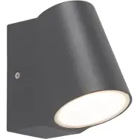QAZQA Moderne utendørs vegglampe antrasitt inkl. LED - Uma