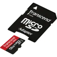 Transcend Micro Sdxc 128gb Class 10 Uhs-i 400x Minnekort Med Adapter