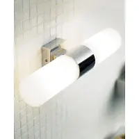 Nordlux Target vegglampe, kromfarget, 2 lyskilder, IP44