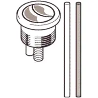 Geberit trykknap 3/6 liter til Euroform