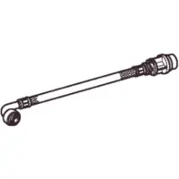 Geberit panserslange, t/kappa - Kappa indbygningscisterne 15 cm