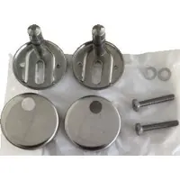 Duravit Beslag til sæder med - SoftClose Rustfri stål hængsler