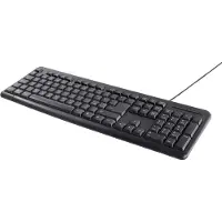 Deltaco tastatur, nordisk layout, USB, svart