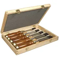 Stanley Bailey stemmejernssæt 6, 10, 15, 20, 25mm i trækasse