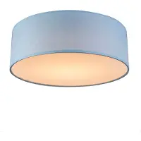 QAZQA Taklampe blå 30 cm inkl. LED - Drum LED