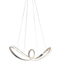 QAZQA Design pendellampe stål dimmbar inkl. LED - Viola Due