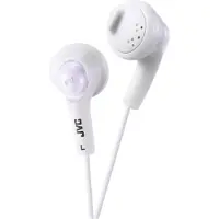 JVC HA-F160-W Gumy - Ørepropper - ørepropp - kablet - 3,5 mm jakk - hvit