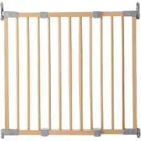 BabyDan Sikkerhetsnett - Flexi Fit Wood Deluxe - Nature - - OneSize - Sikkerhetsutstyr