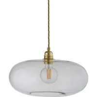 Ebb & Flow Horizon pendellampe i klart glass, Ø 36 cm