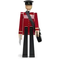 Kay bojesen Trefigur - Postmann - 20 cm - Svart/Rød - - OneSize - Dekorasjon