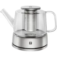 Zwilling SORRENTO, Enkel tekanne, 800 ml, Rustfritt stål, Transparent, Glass, Silikon, Rustfritt stål, Infusjonsfilter, Rustfritt stål