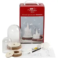 Creativ Company Materialsett til klokker med innvendig pynt, H: 12,5+18 cm, 2 stk./ 1 pk.