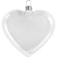 Creativ Company Glasshjerte 6stk