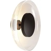 Marset LED-vegglampe Aura Plus Ø 25 cm On/Off, gjennomskinnelig